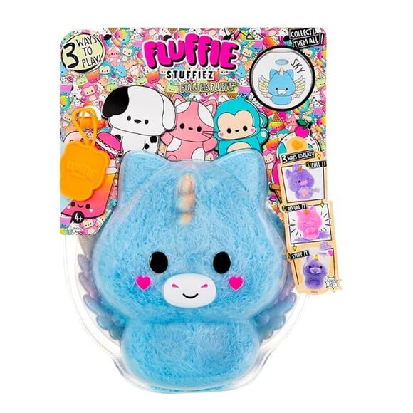 New Fluffie Stuffiez PEGASUS PULL THE FLUFF Toy Surprise Reveal - Picture 1 of 1